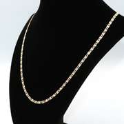 Bewitching 14kt Yellow Gold Chain Necklace with Bright Reflections