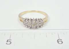 Cathedral Diamond Ring in 14KT