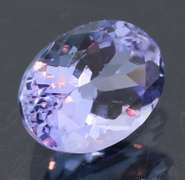 Vivid 1.20ct violet blue Tanzanite solitaire