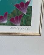 Large McKnight Hand Signed Serigraph, Green Porch