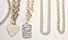 Diverse Group of 5 Sterling Bracelets