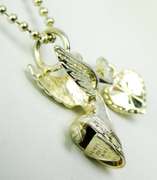 Vintage Sterling Christmas Angel Pendant & Chain