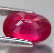 Captivating 1.55ct deep red Ruby