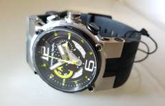 Italian sport men’s watch Officina Del Tempo Chrono Swiss Movement, Sapphire crystal, 100M water resistance