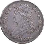 1829 Capped Bust Half Dollar - O-110
