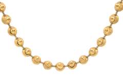 Sterling silver gold plated BEAD chain