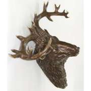 Wall Mount Deer - Buck Bronze Sculpture