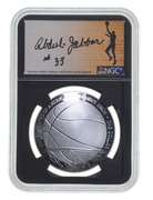 PF70 2020-P Basketball HOF Silver Dollar Kareem Abdul Jabbar Auto NGC