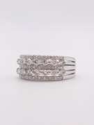 14kt White Gold Diamond Band Ring