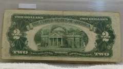 1928-G $2 Red Seal US Note, first Yr small size