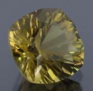 Captivating 5.92ct concave cushion golden Citrine
