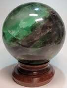 Captivating 9,000ct untreated Fluorite sphere