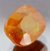 Very rich 6.39ct saffron yellow Sapphire
