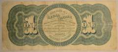 $ 1 1862 First Series US Note
