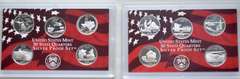 2004 & 2005 Silver Quarter Proof Sets