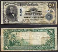 $20 1902 ND Haxtun Co. Only 10 Known Rare