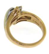 Charming 14kt Yellow Gold 0.60ctw Diamond Bypass Ring
