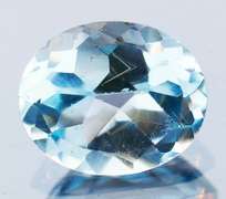 Impressive 3.95ct 11x9mm top Sky blue Topaz