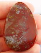 Incredible liquid luster on this 101.31ct natural Bloodstone