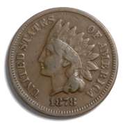 1878  Indian Cent