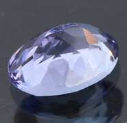 Vivid 1.20ct violet blue Tanzanite solitaire