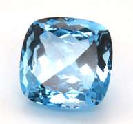 Superb 35.68ct Square Shaped Blue Topaz Gemstone