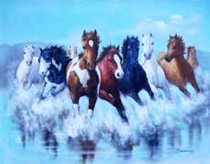 ONE OF A KIND BEAUTIFUL PAINTING ON CANVAS