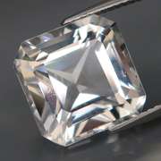 Gem grade 8.96ct high fire emerald cut Quartz