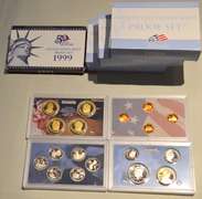 1999 & 3 2009 US Proof Sets
