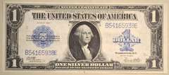 1923 $ 1 Woods White Silver Certificate