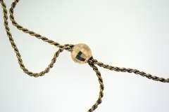 Italian Sterling Silver Lariat Rope Chain