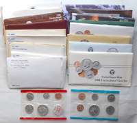US Mint Set Lot 1970- 1990 Eras