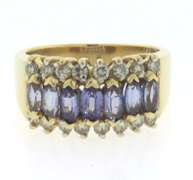 Divine 18kt Tanzanite and Diamond Cocktail Ring