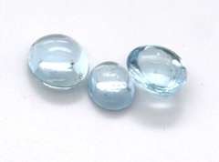 Fancy Oval Shaped Group of Aquamarine gemstones, 6.02ct