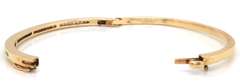 14k yellow gold ladies diamond bangle bracelet
