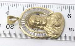 Religious Yellow Gold Jesus Pendant