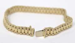 Men's Presidential Yellow Gold Bracelet
