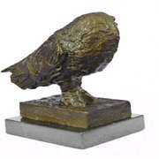 Modern Art Owl Bronze Sculpture