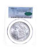 MS63 1890-O Morgan Silver Dollar - CAC - Graded PCGS
