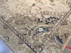 LOVELY VINTAGE REPRO DESIGN RUG 8x11