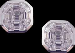 Sparkling Diamond Earrings