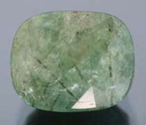 Brilliant 4.95ct rutilated Columbian Emerald