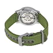 Seiko Automatic Green Dial Canvas Strap.