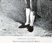 Original Heliograph print edition by Edward Manet 1876.