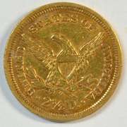Razor-sharp 1853 US $2.50 Liberty Gold Piece. Nice