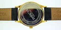 Invicta Watch with Black Leather Strap