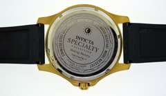 Invicta Watch with Black Rubber Strap