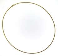 Gorgeous Yellow Gold Omega Necklace