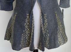 Gray color Jacquard sweater by Chaudry