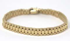 Men's Presidential Yellow Gold Bracelet